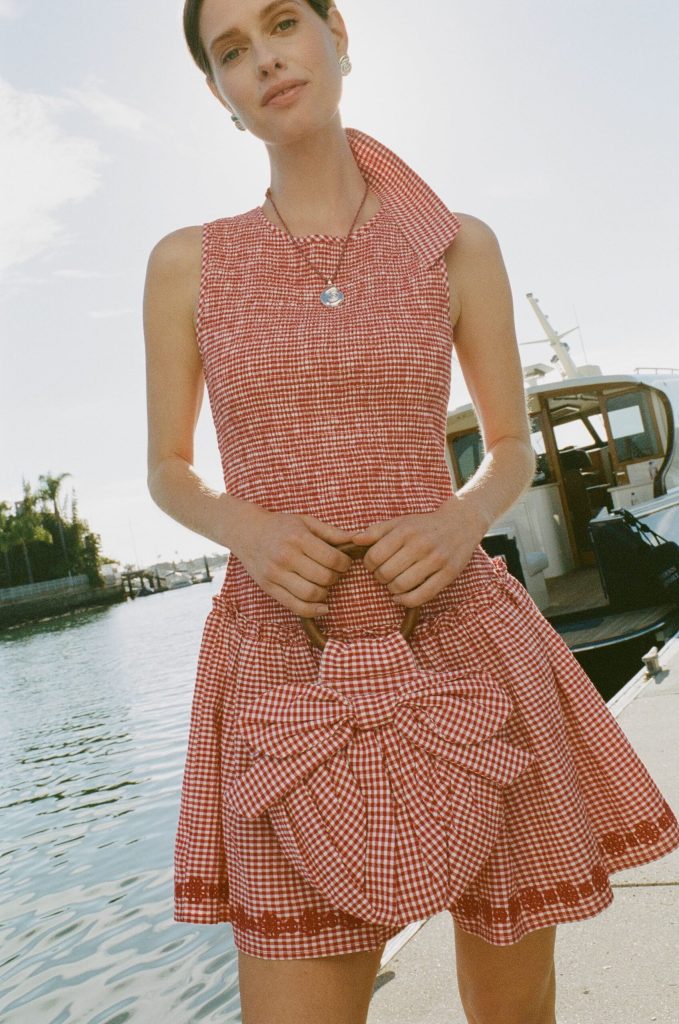 Gingham Miranda Purse