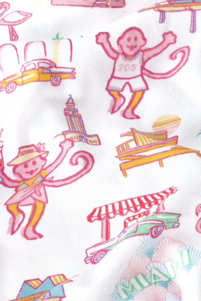 Kids Miami Monkey Pajamas