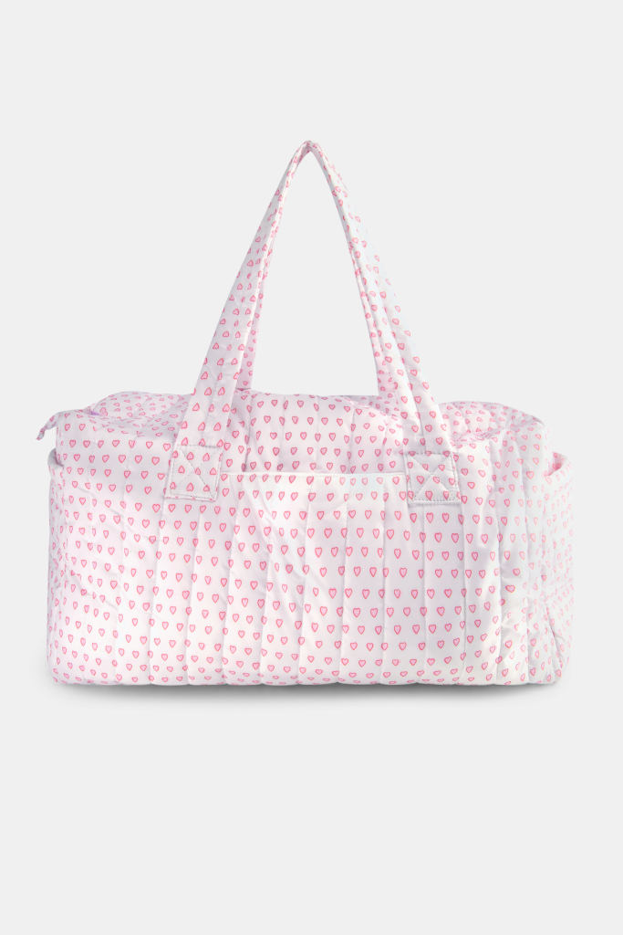 Hearts Quilted Weekender