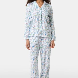 Charleston Monkey Long Sleeve Polo Pajamas