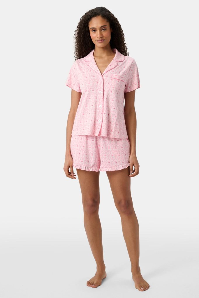 Monkey Rosebud Wyatt Polo Pajamas