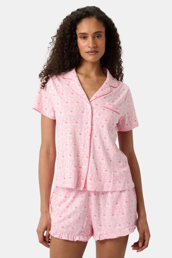 Monkey Rosebud Wyatt Polo Pajamas