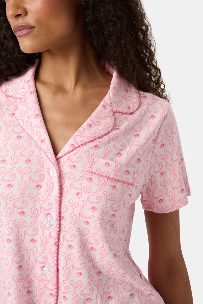 Monkey Rosebud Wyatt Polo Pajamas