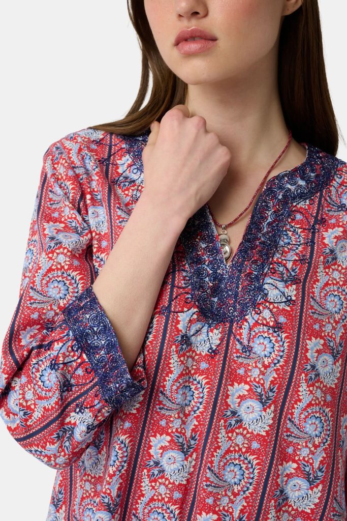 Provencal Stripe Casa Kurta