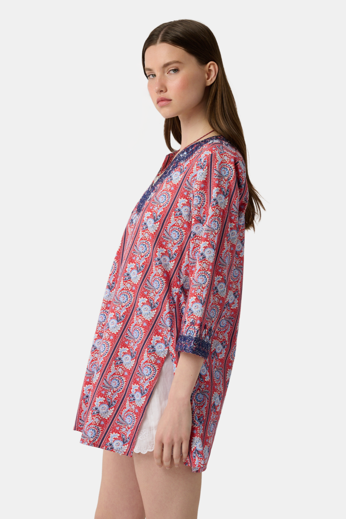 Provencal Stripe Casa Kurta
