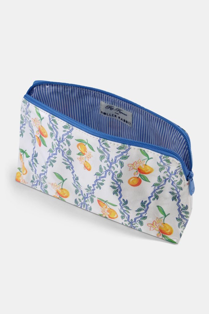 Clementine Trellis Makeup Bag