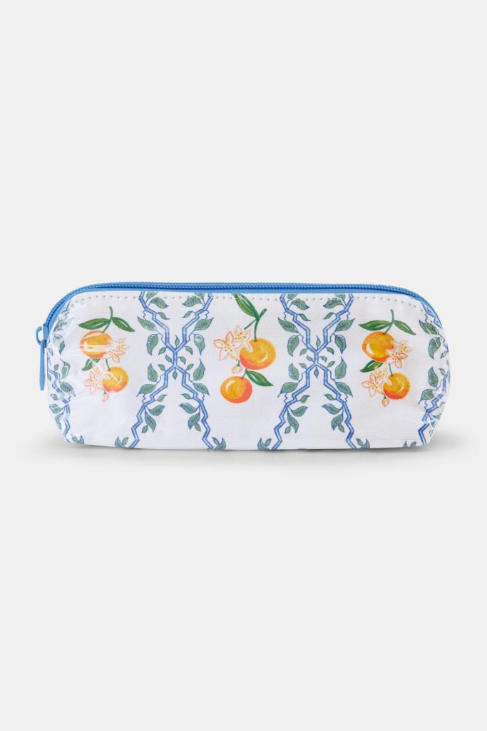 Clementine Trellis Makeup Bag