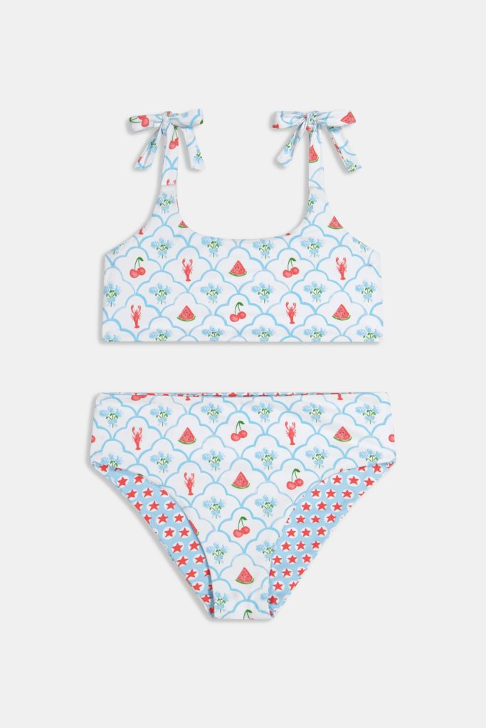 Kids 4th Of Jemina/Starry Dot Cora Bikini