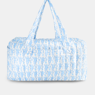 Lovely Monkey Quilted Weekender