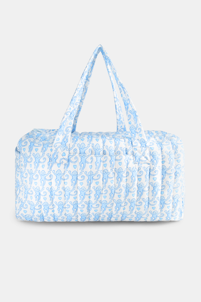Lovely Monkey Quilted Weekender