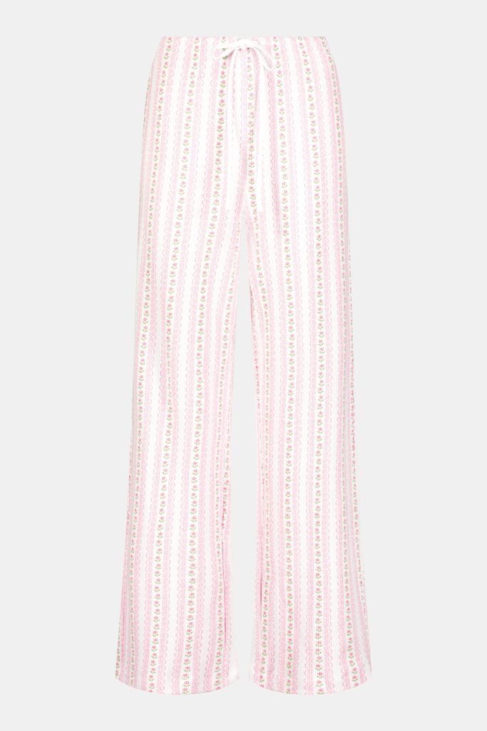 Daisy Heart Stripe Julienne Pant