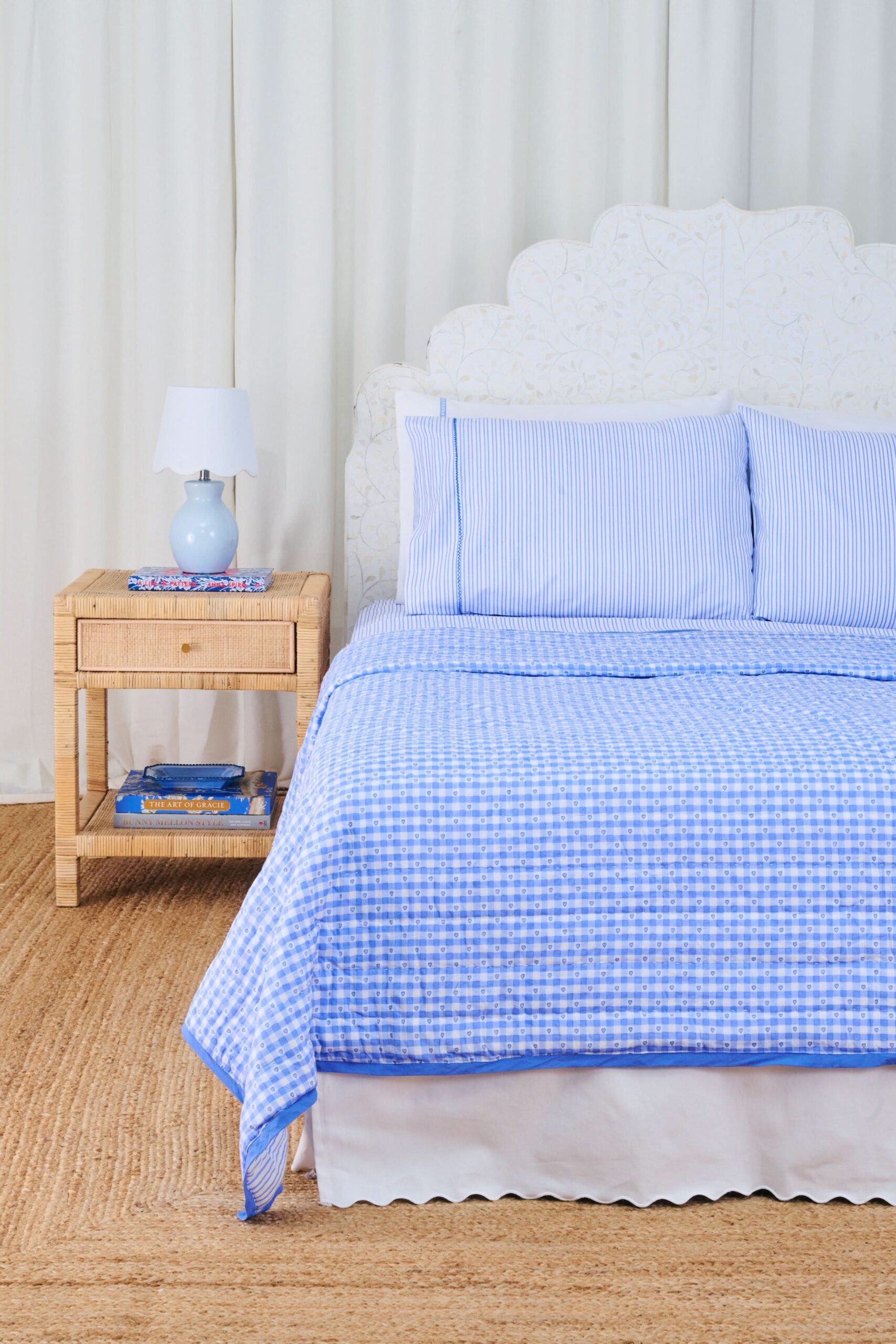 Gingham Hearts/Capellini Quilt