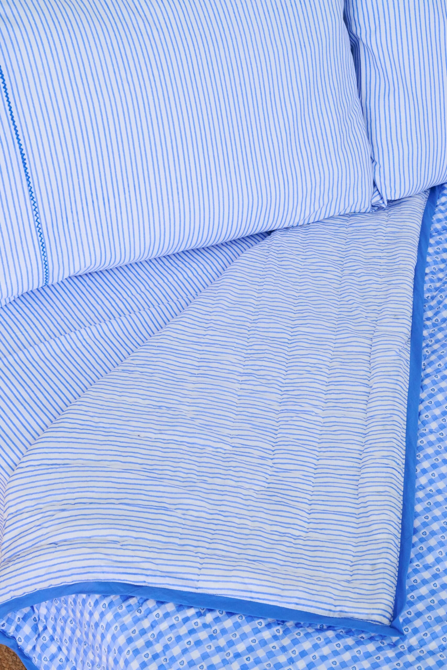 Gingham Hearts/Capellini Quilt