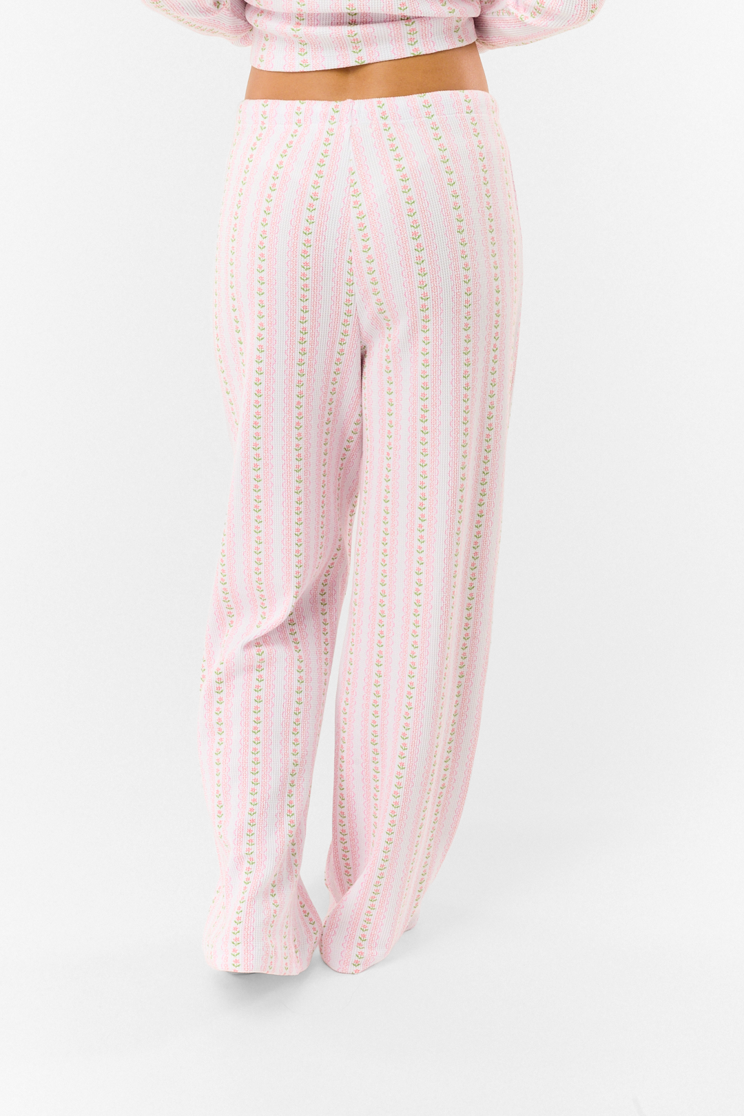 Daisy Heart Stripe Julienne Pant