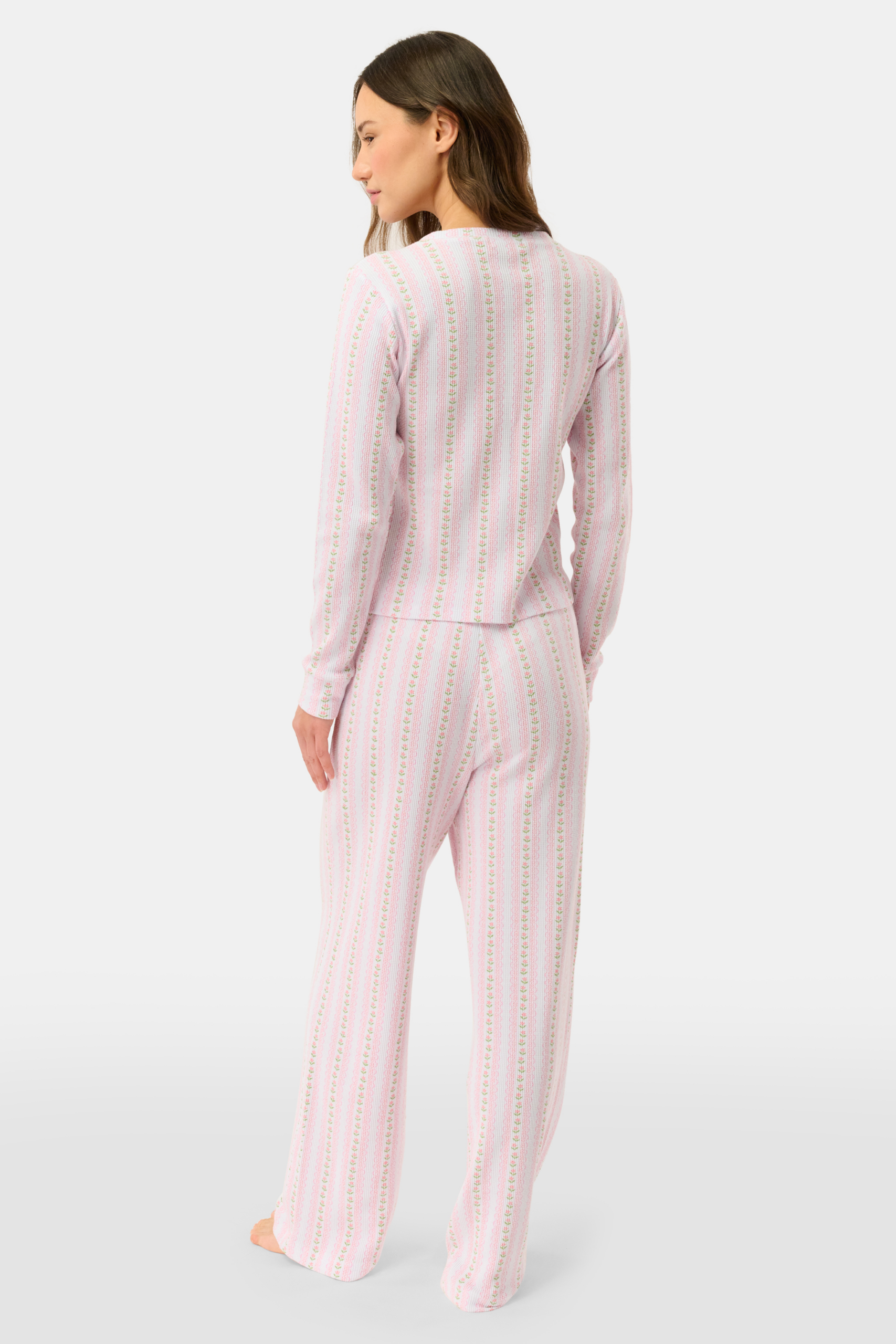 Daisy Heart Stripe Julienne Pant