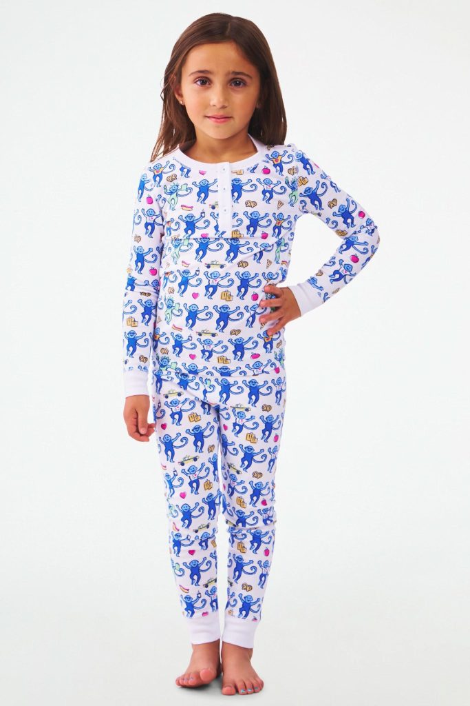Kids NY Monkey Pajamas