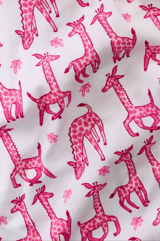Gigi Giraffe Long Sleeve Polo Pajamas