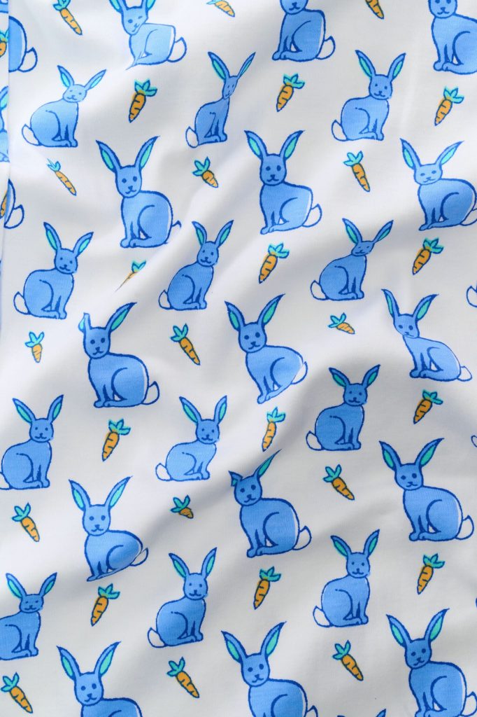 Romy the Rabbit Long Sleeve Polo Pajamas