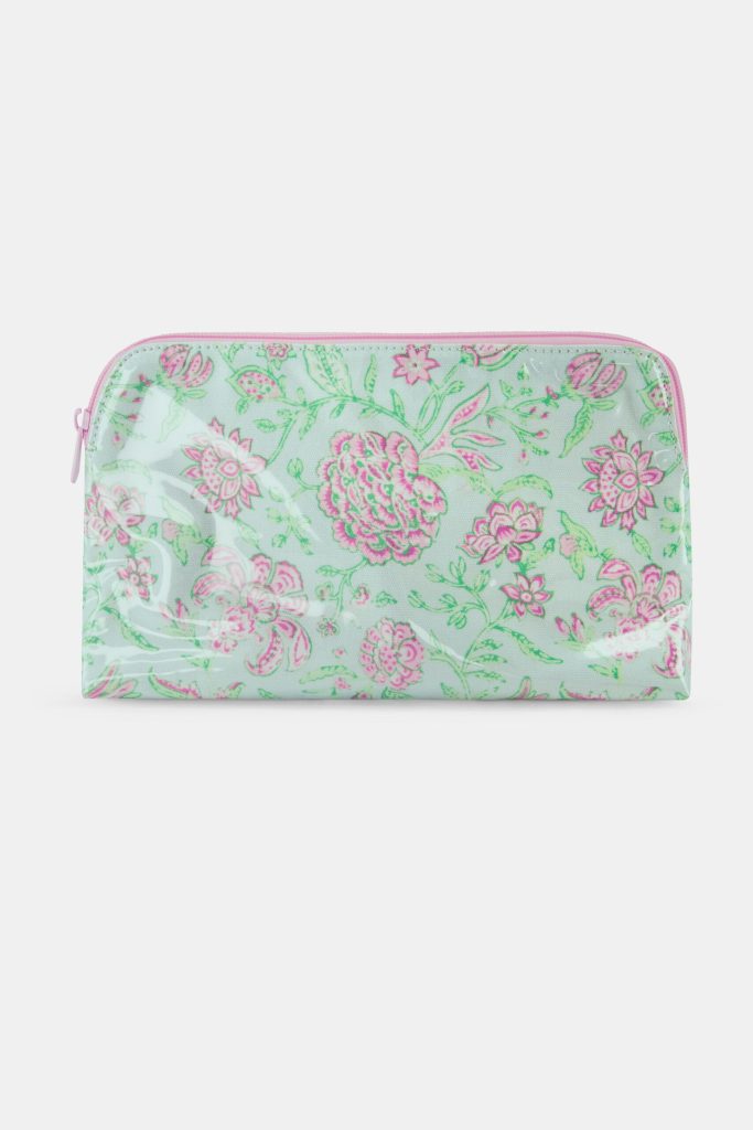 Camellia Block Makeup Bag