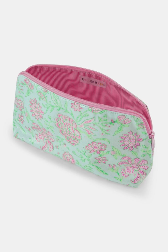 Camellia Block Makeup Bag