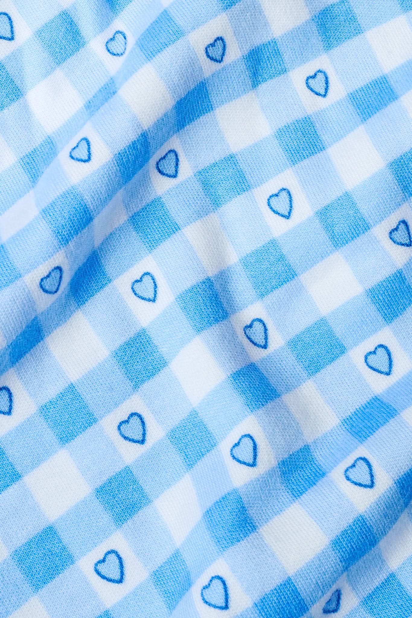 Kids Gingham Hearts Campbell Set