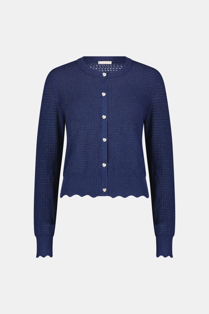 Pointelle Rosella Cardigan