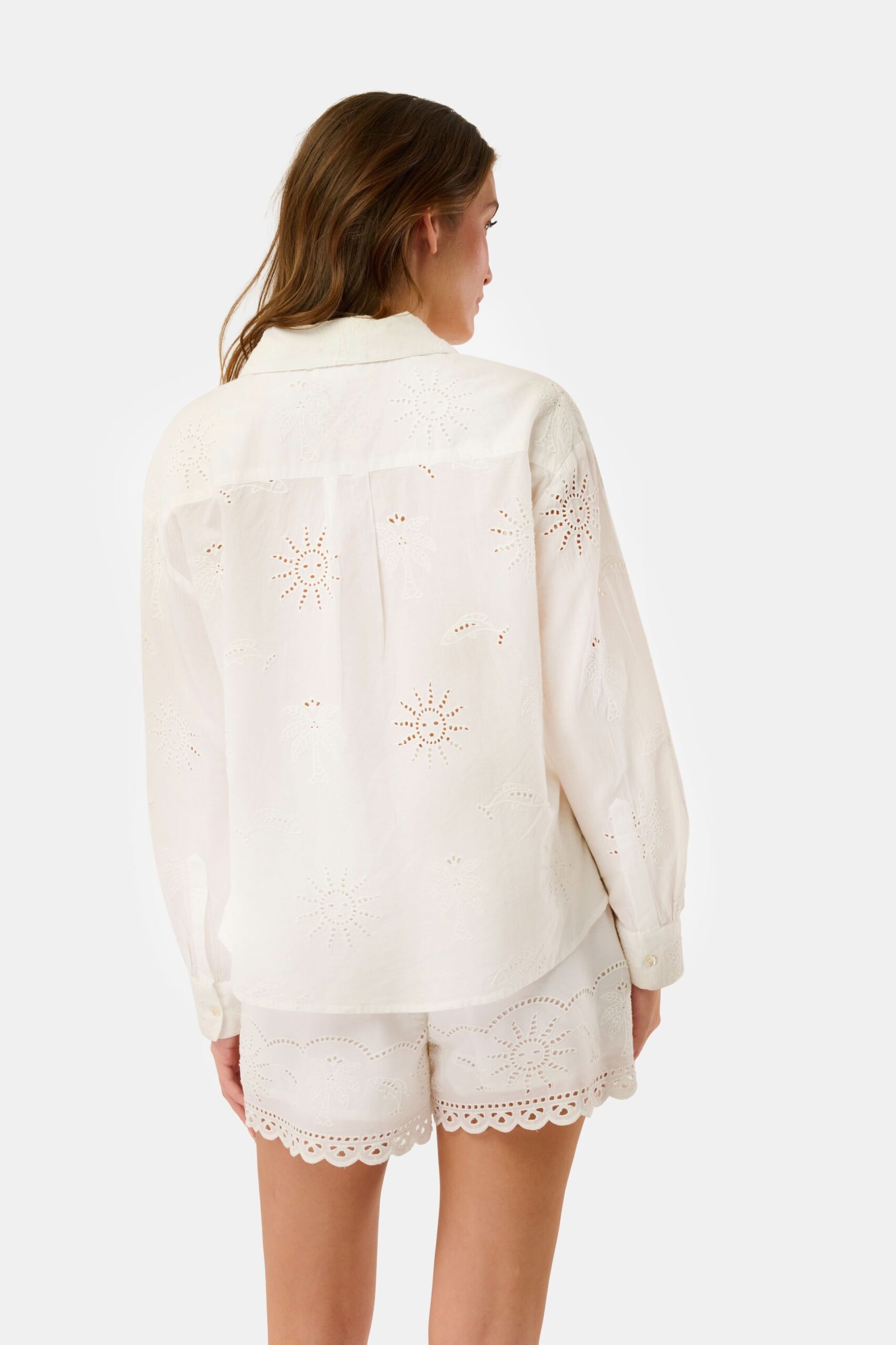 Sunny Days Eyelet Girlfriend Shirt