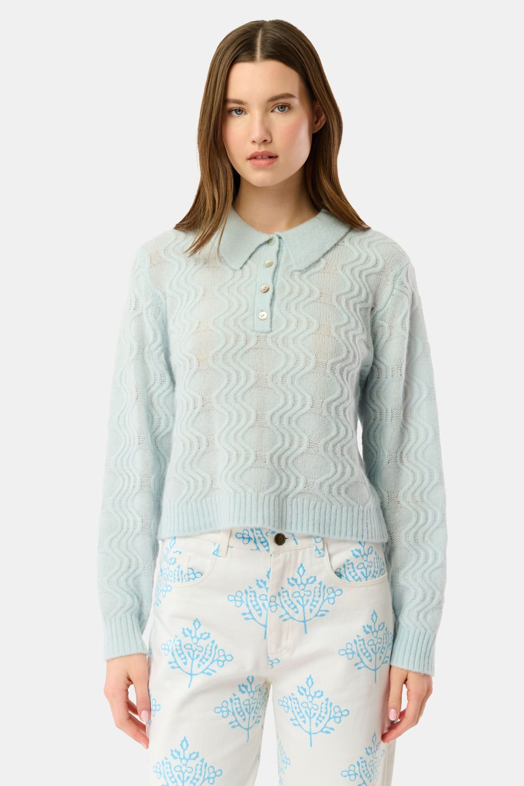 Wave Knit Ava Sweater
