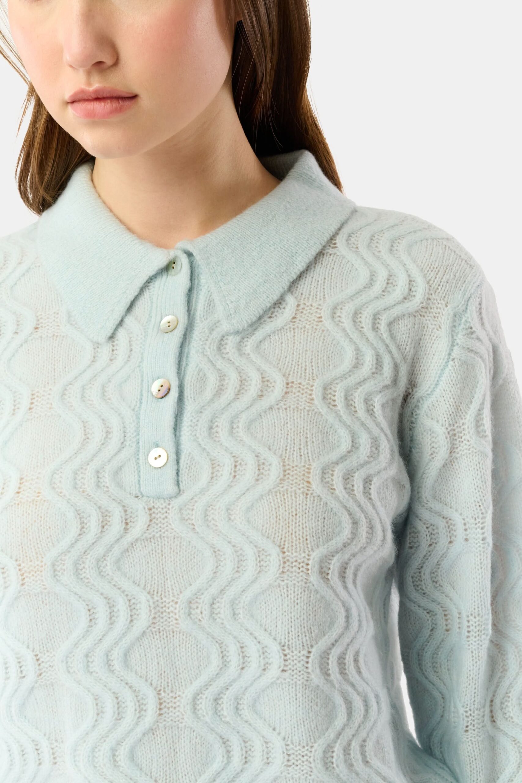 Wave Knit Ava Sweater