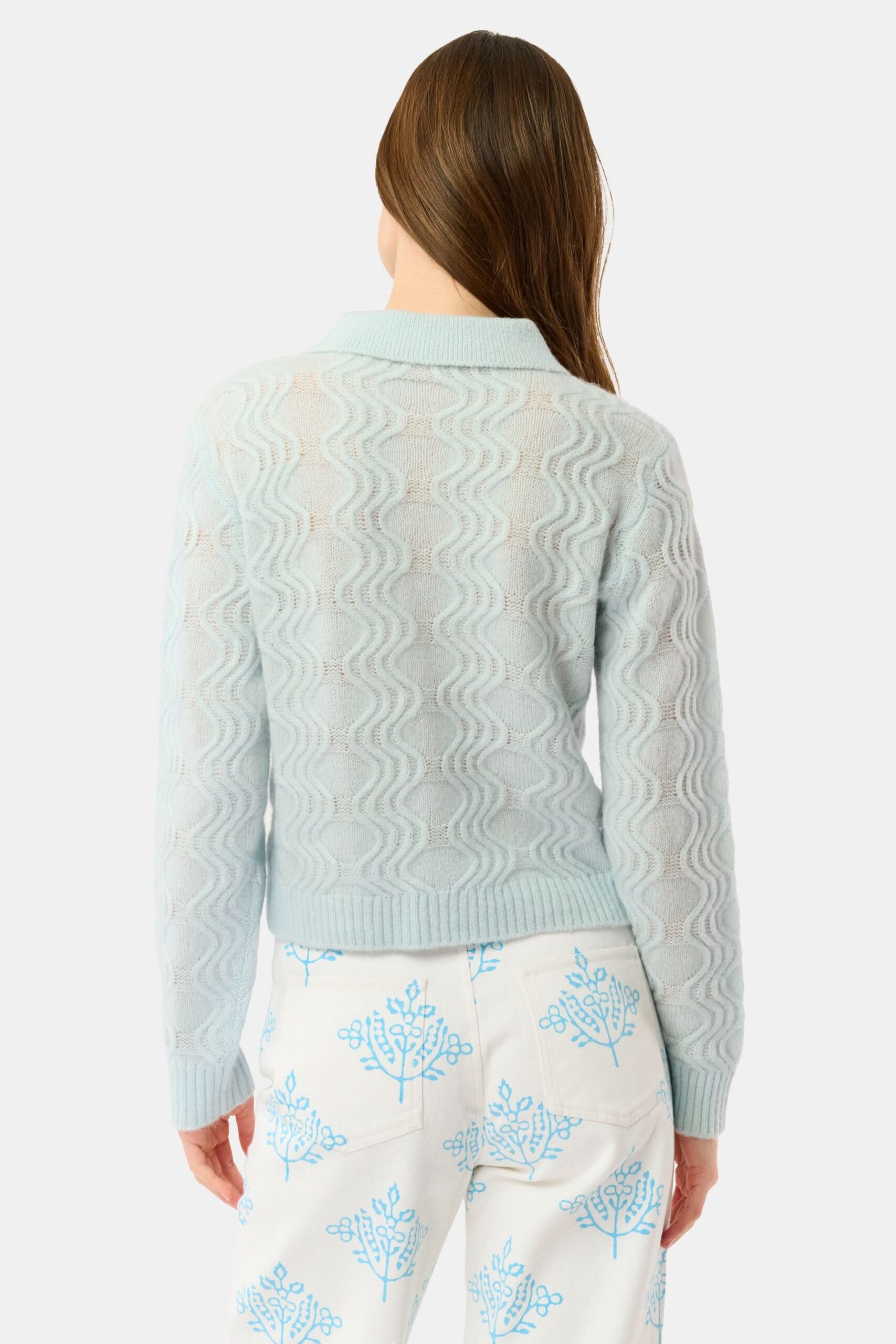 Wave Knit Ava Sweater