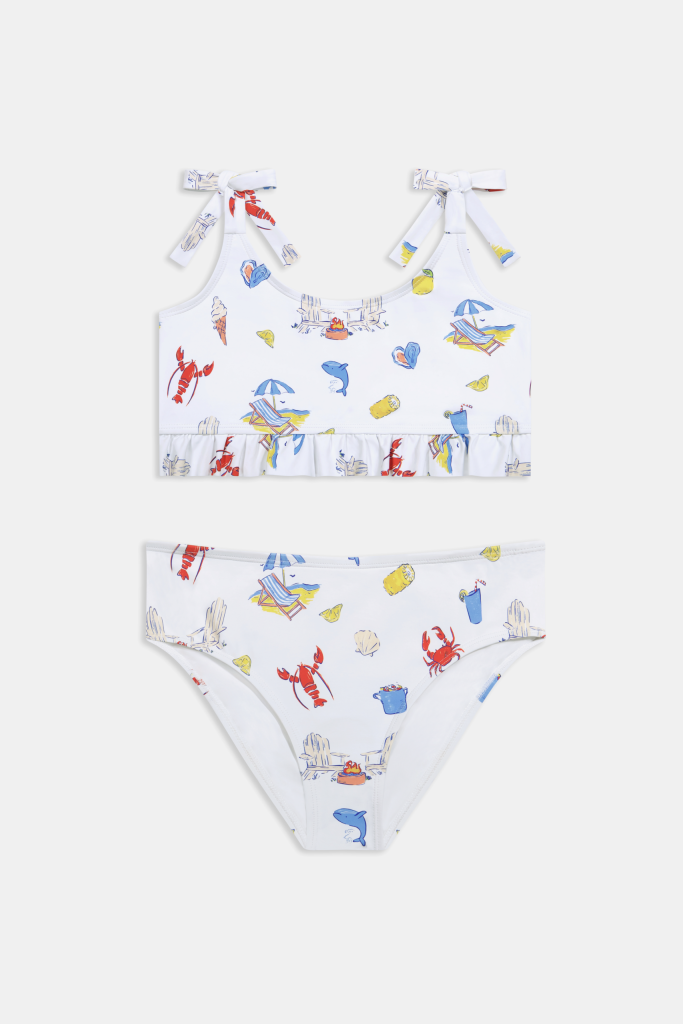 Kids Ruffle Catch of the Day Cora Bikini