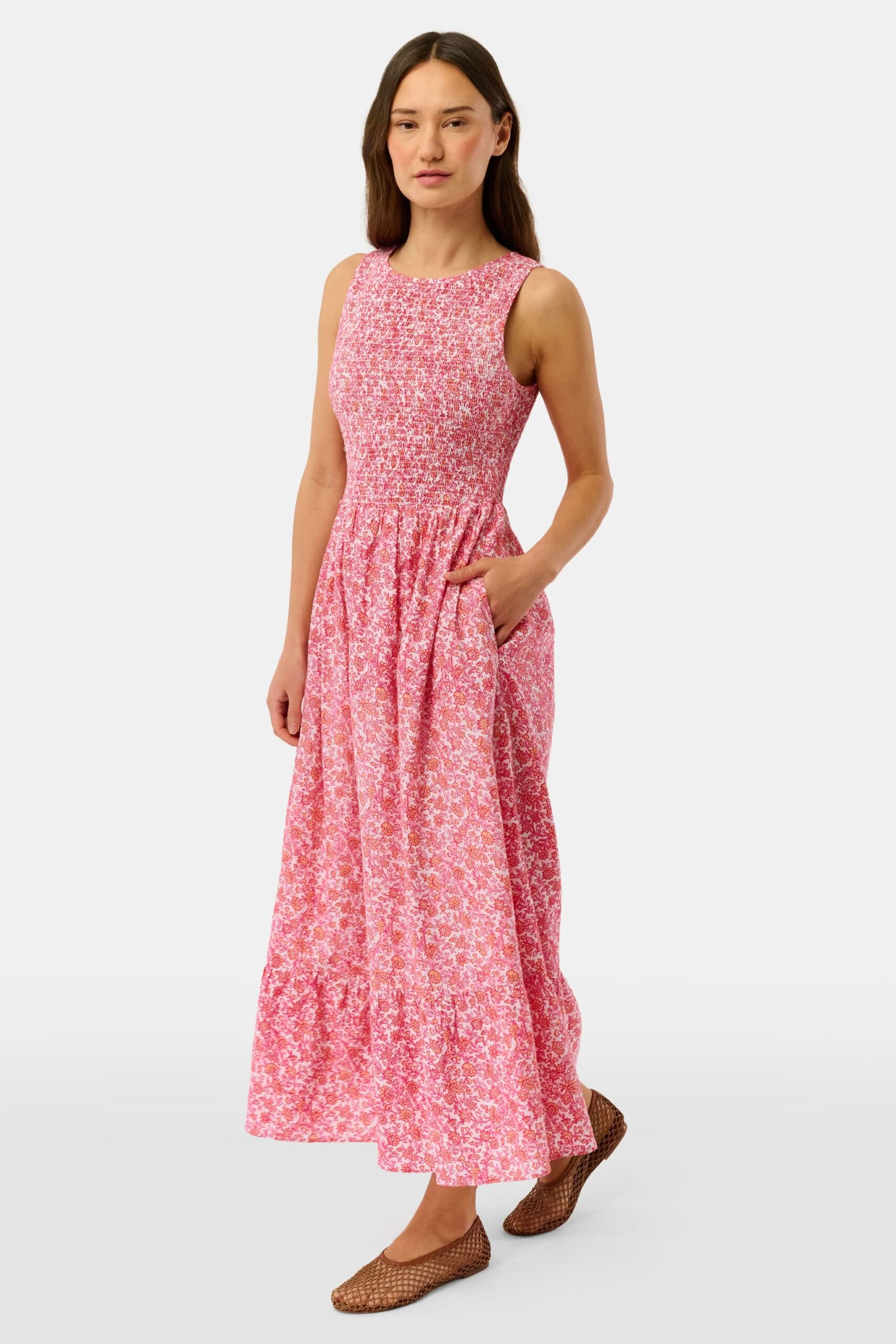 Suzie Floral Ribbon Emily Dress