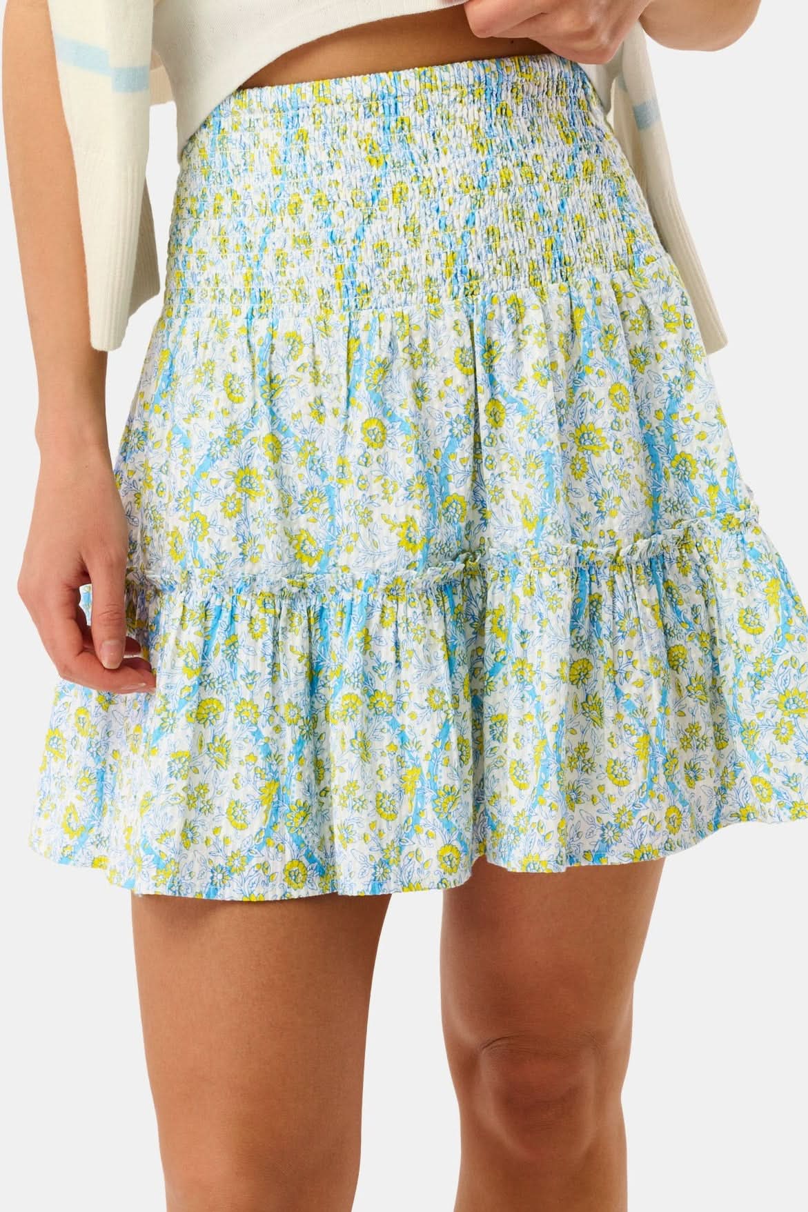 Suzie Floral Ribbon Riki Skirt