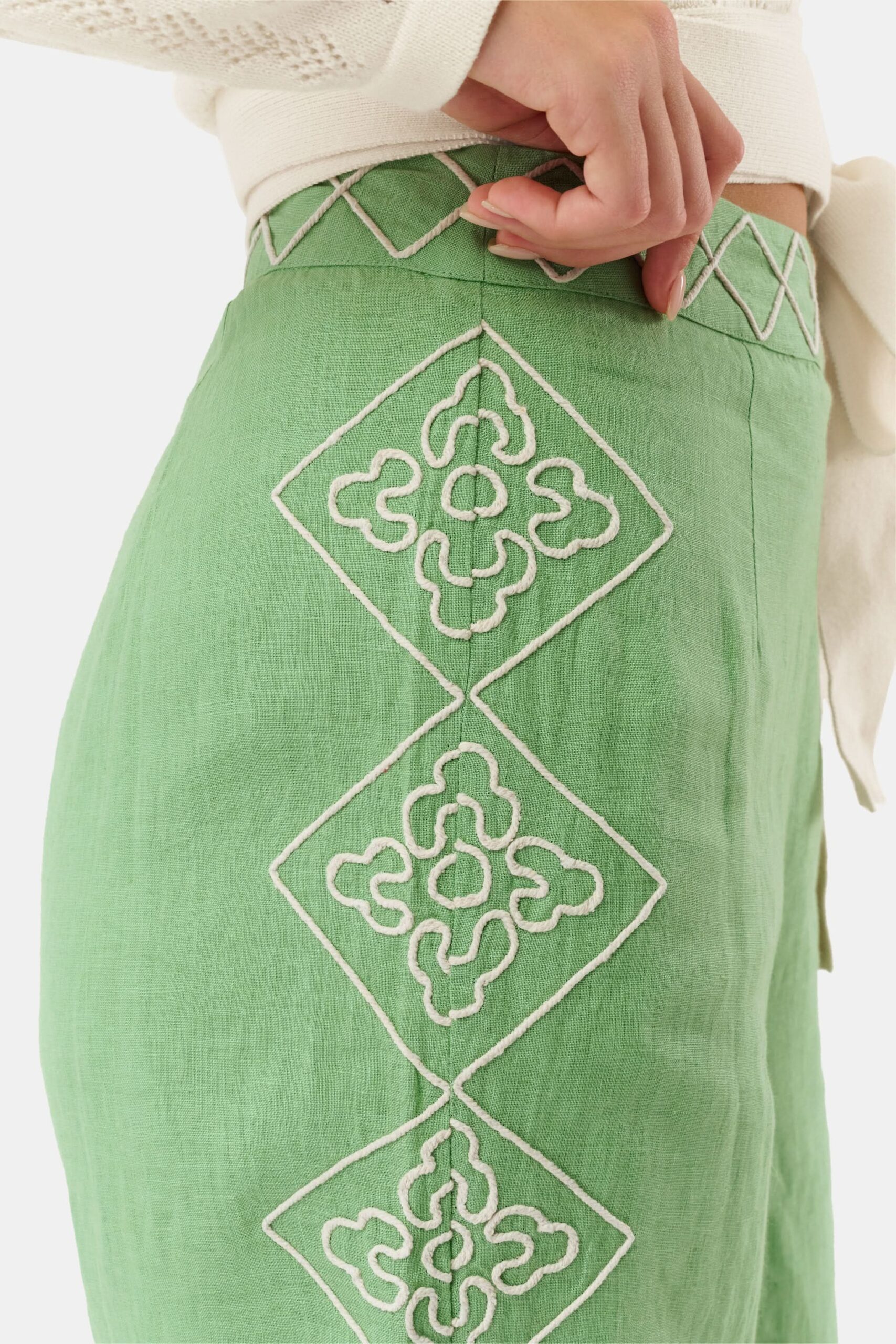 Corded Medallion Sorella Pants