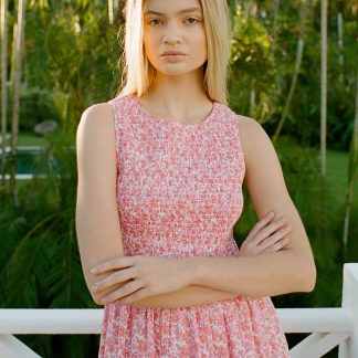 Suzie Floral Ribbon Emily Dress