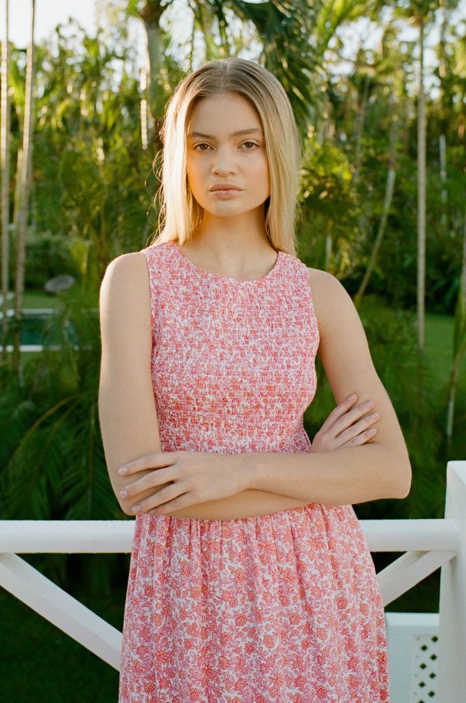 Suzie Floral Ribbon Emily Dress