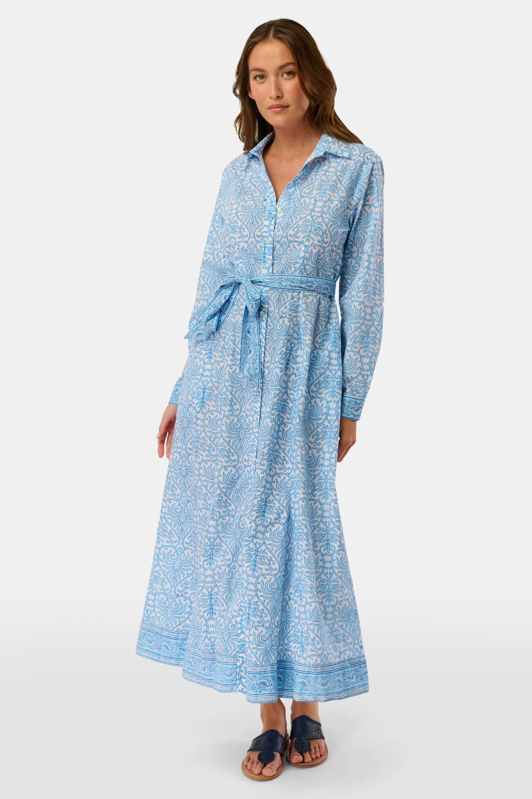 Capi Geo Belted Darla Dress