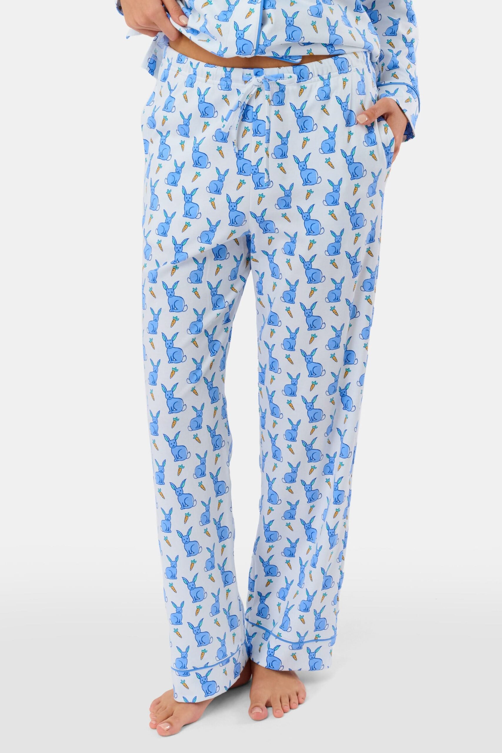 Romy the Rabbit Long Sleeve Polo Pajamas