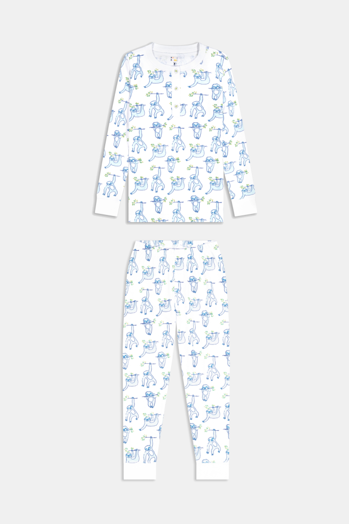 Kids Sleepy Sloth Pajamas