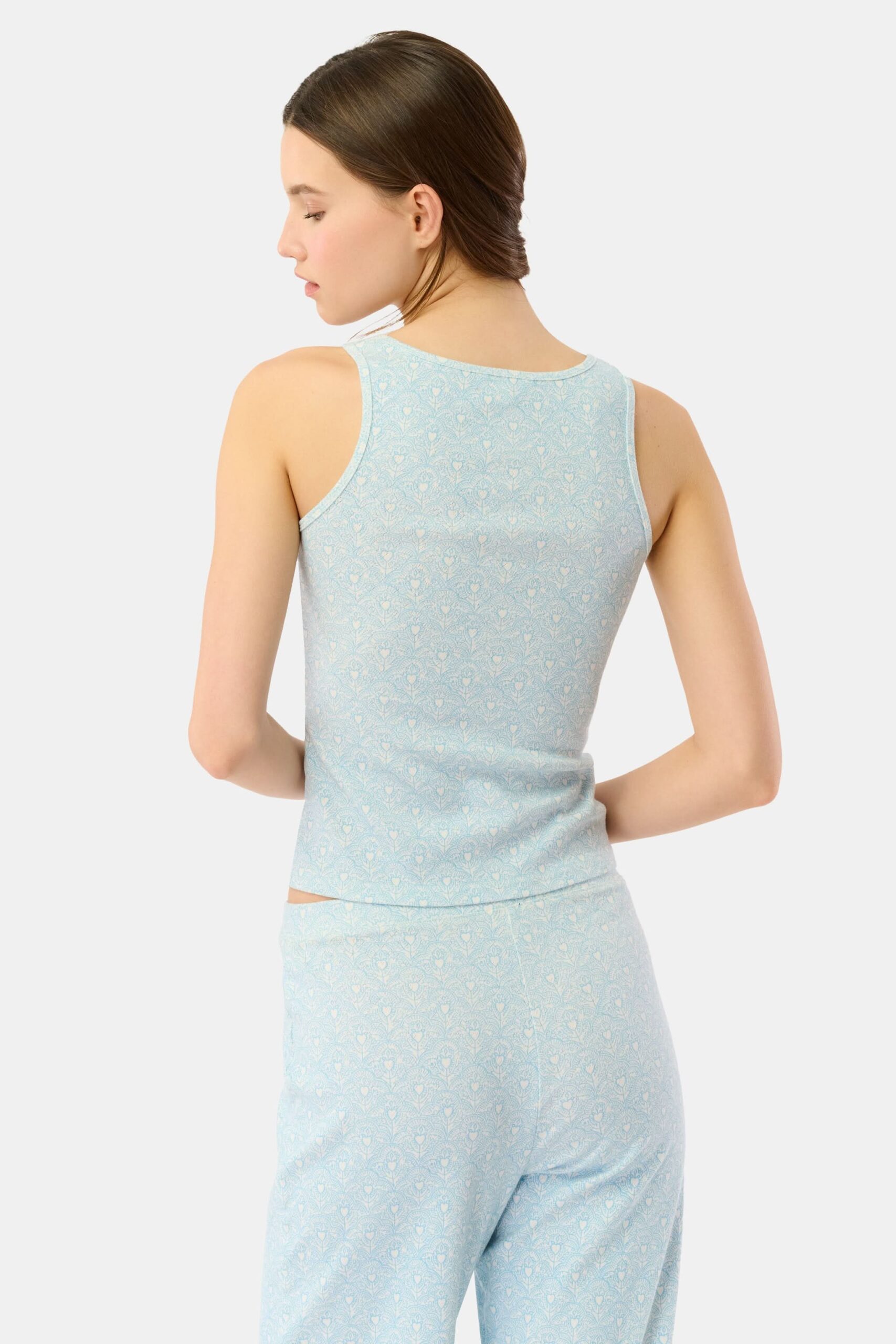 Jemina Hearts Pointelle Astor Tank