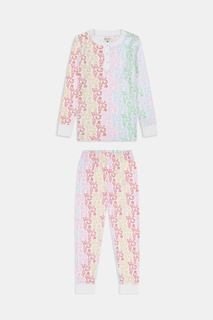 Kids Monkey Juniper Pajamas