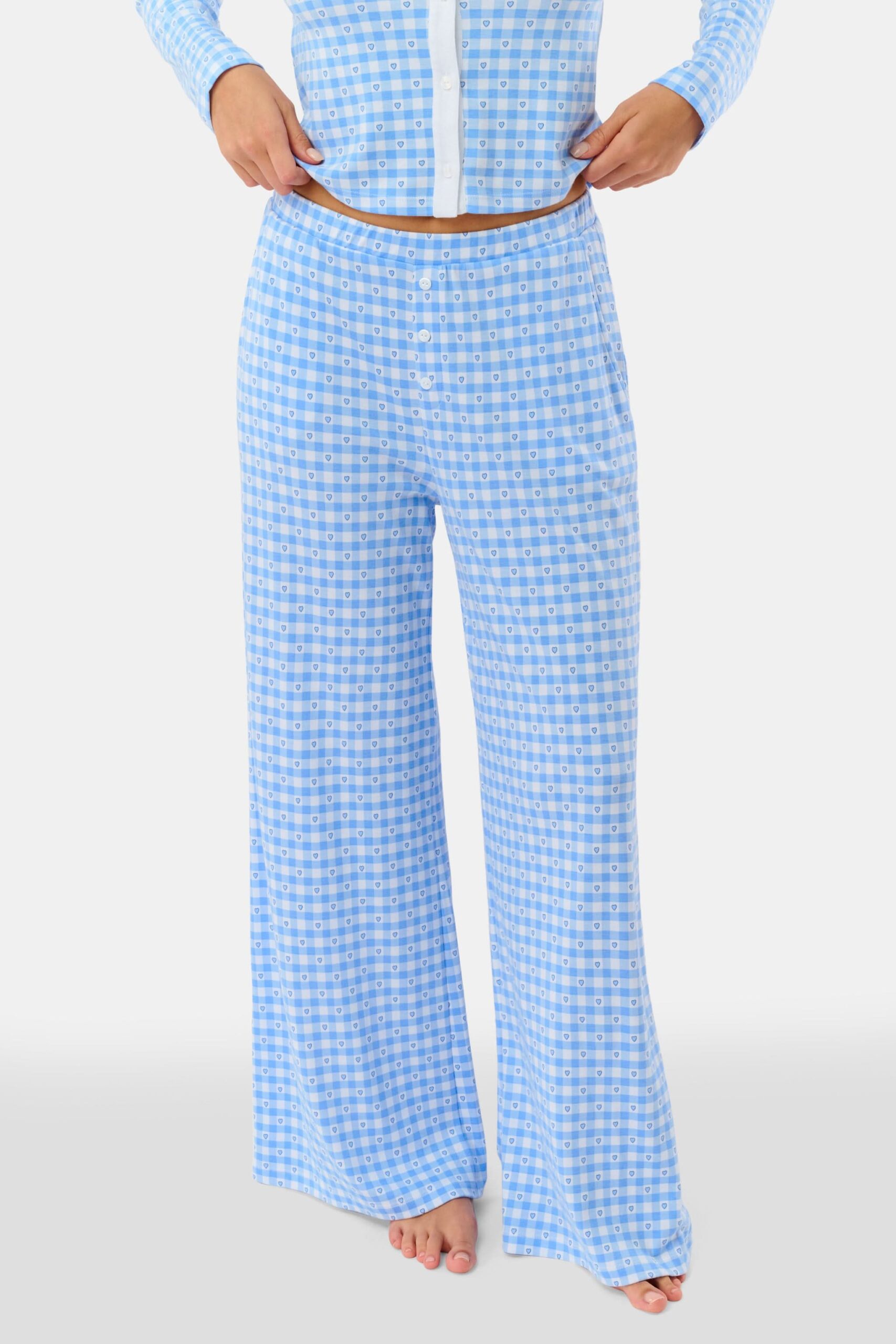 Gingham Hearts Boden Pant