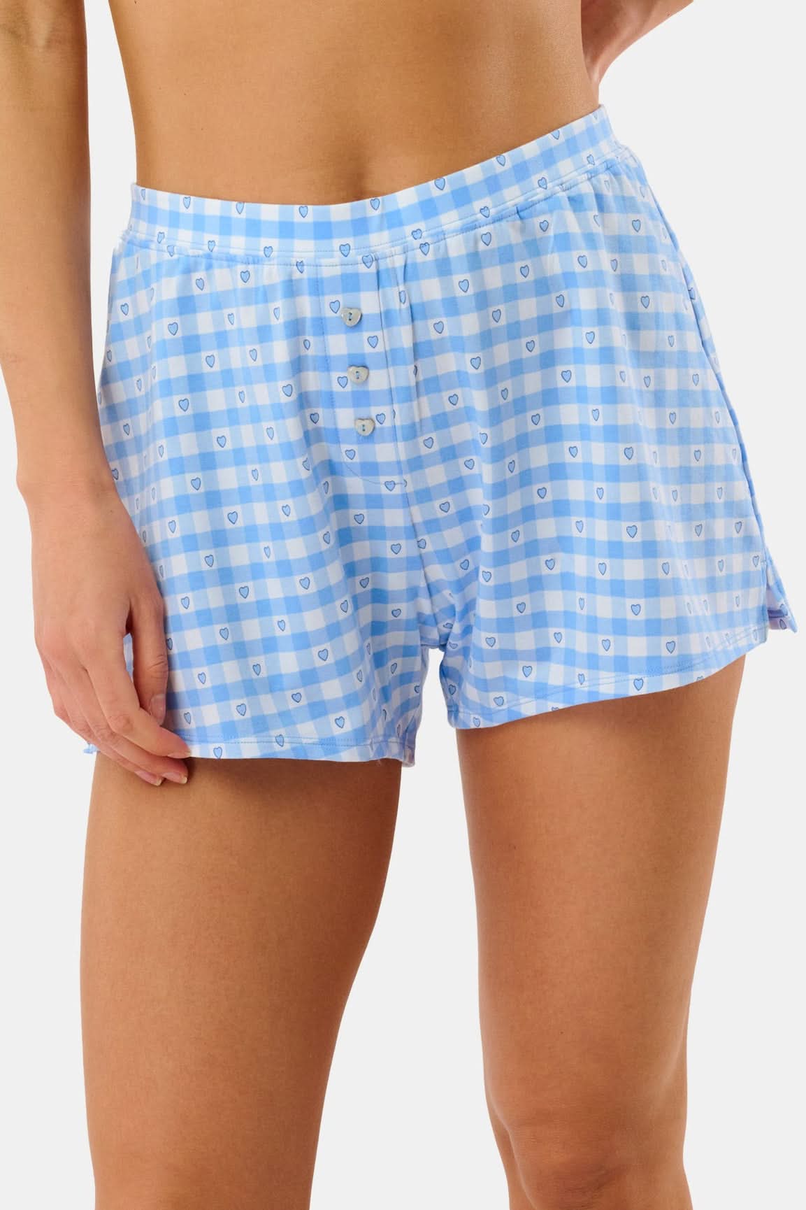 Gingham Hearts Jones Shortie