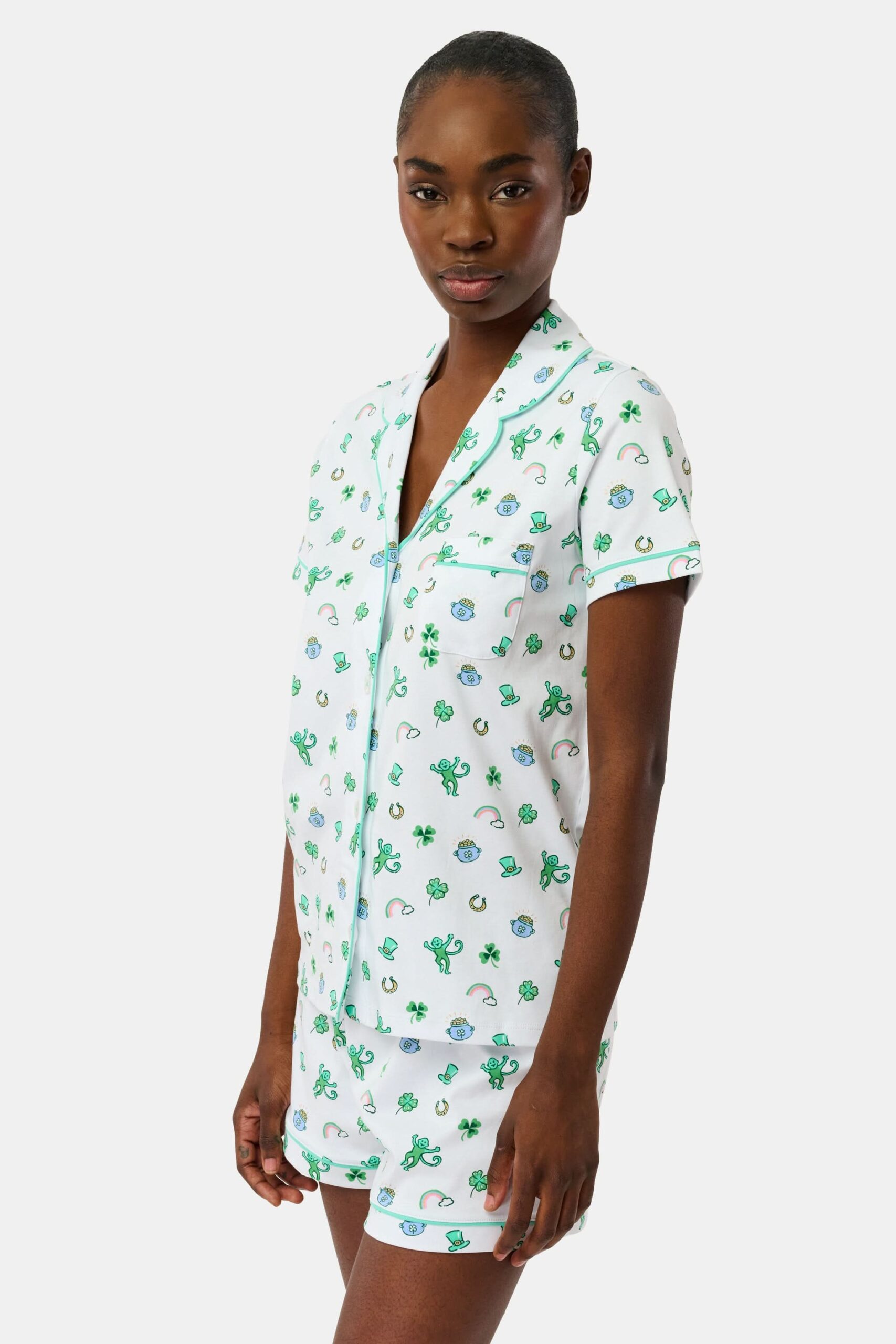 Luck O’ The Monkey Polo Pajamas