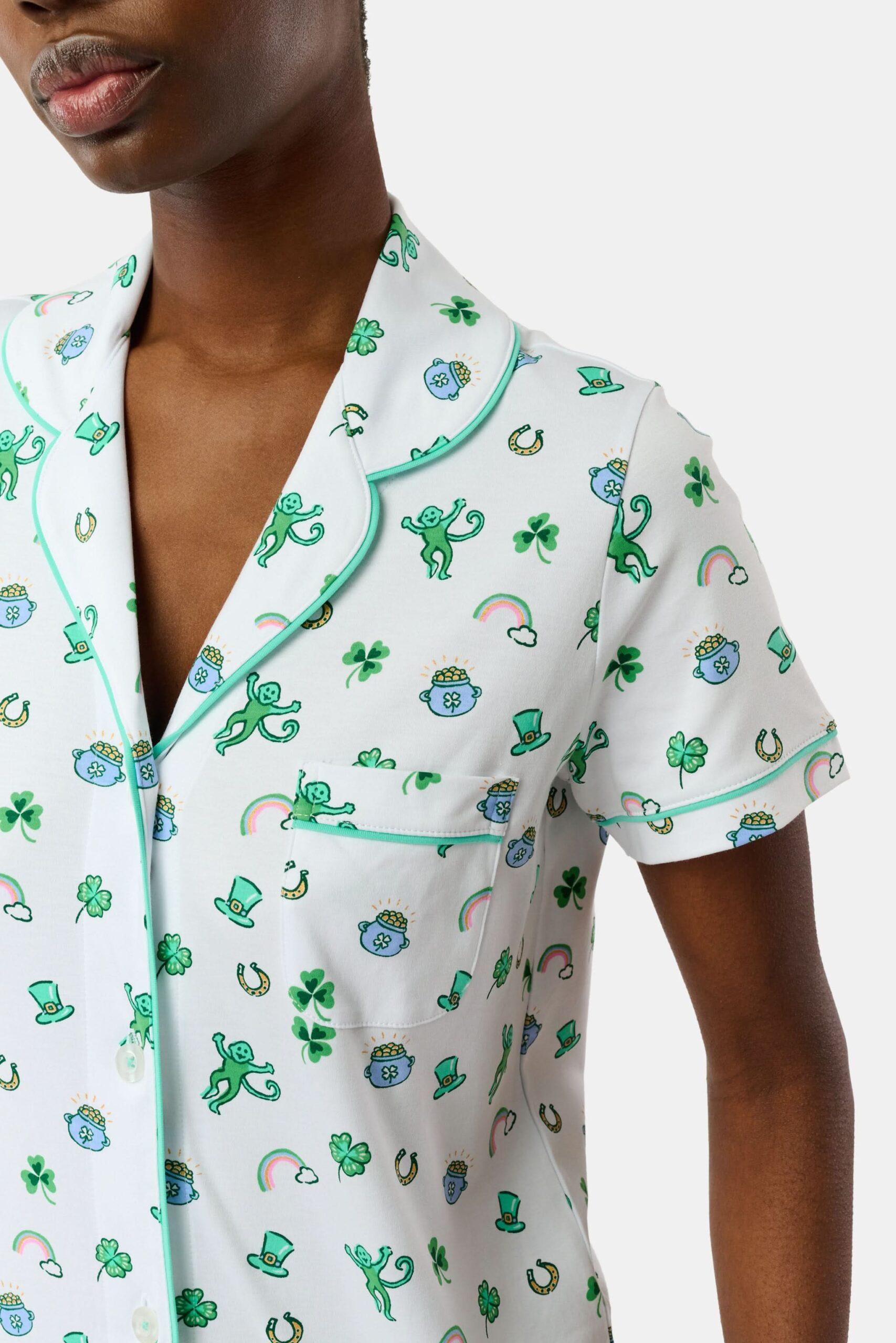 Luck O’ The Monkey Polo Pajamas