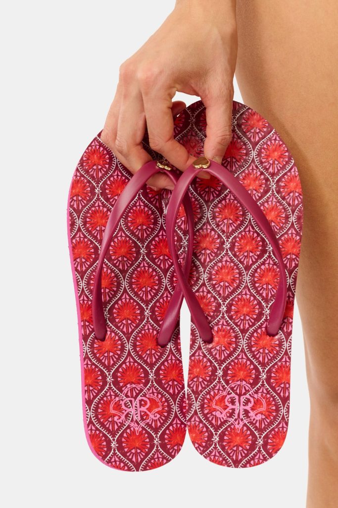 Palm Fronds Flip Flops