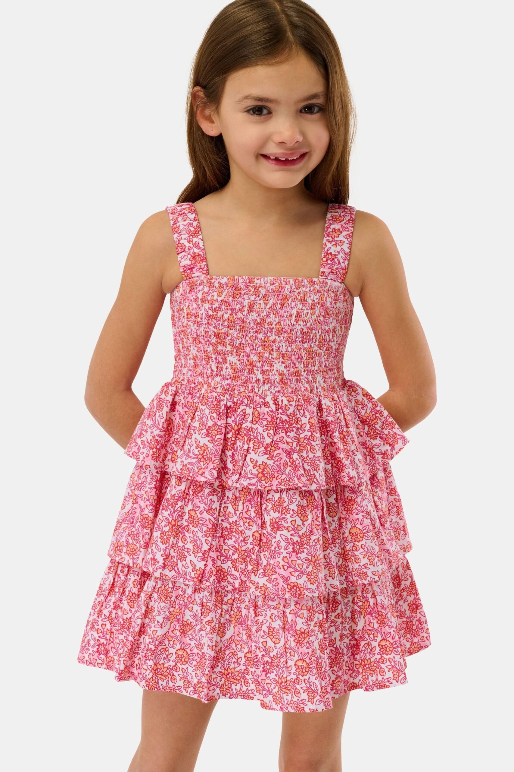 Kids Suzie Floral Ribbon Kenia Dress