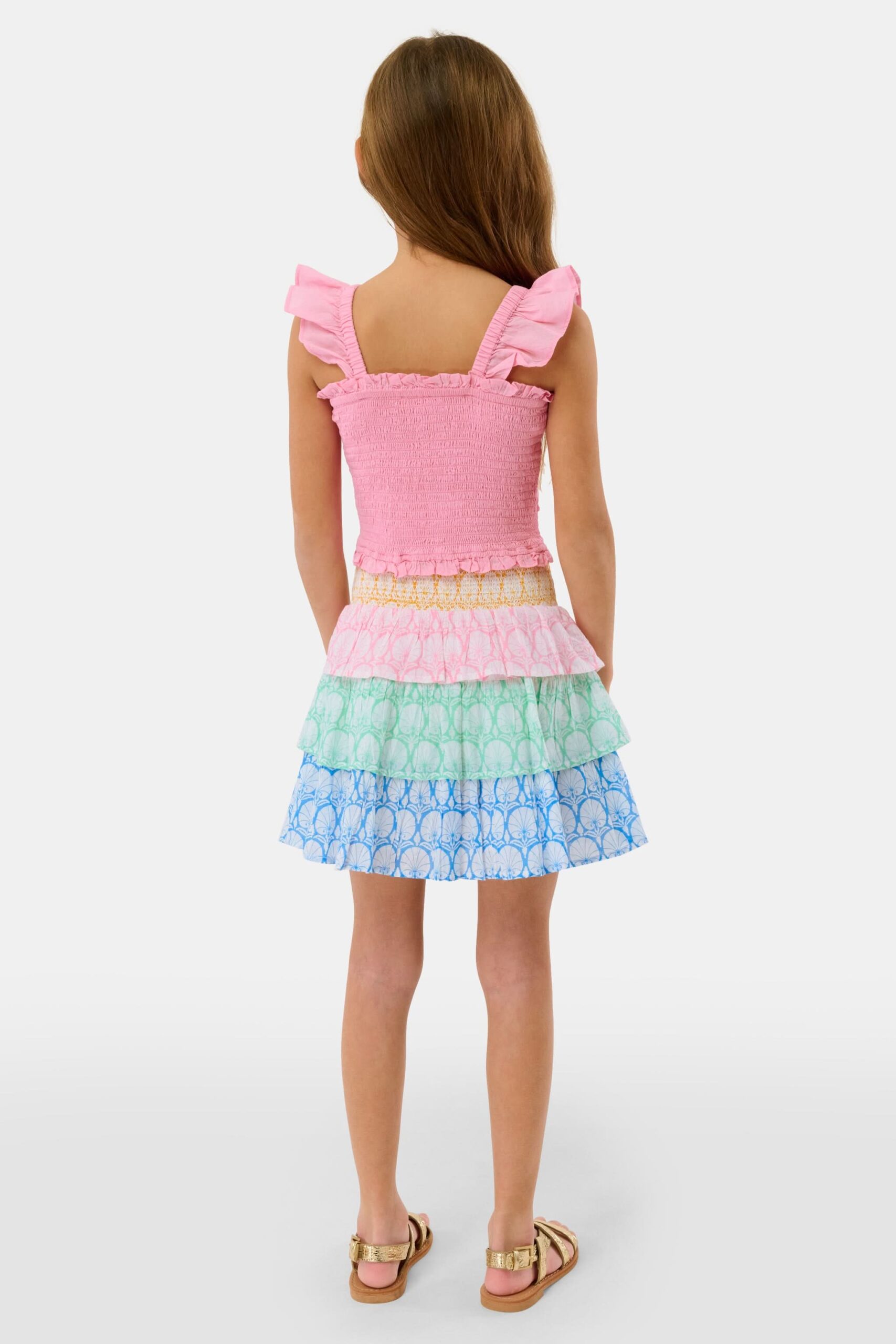 Kids Fan Geo Sami Skirt