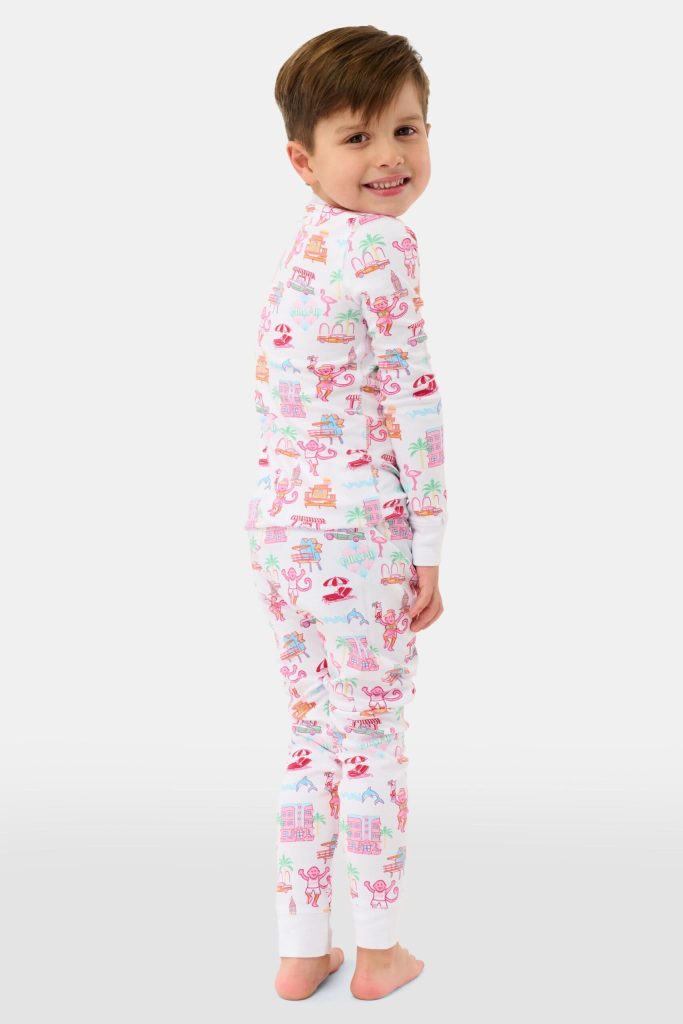 Kids Miami Monkey Pajamas