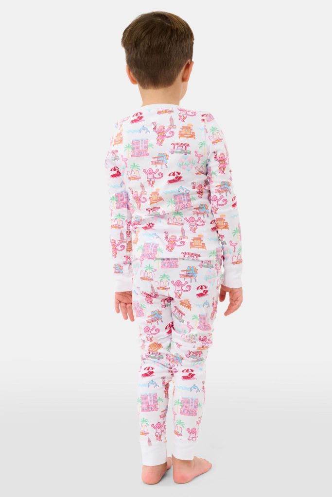 Kids Miami Monkey Pajamas
